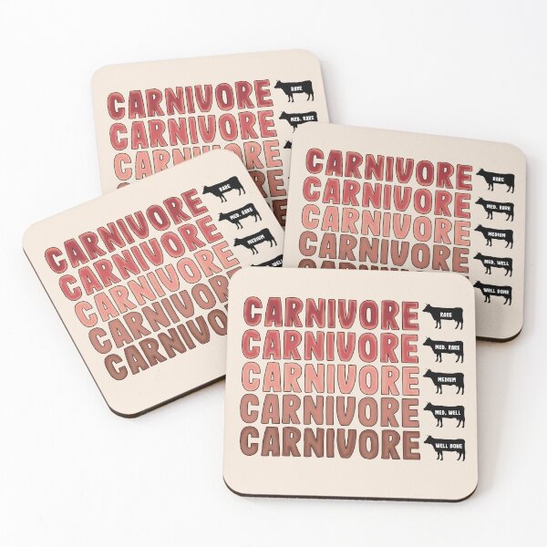 Item preview, Carnivore steak chart designed and sold by PurrfectCorner.