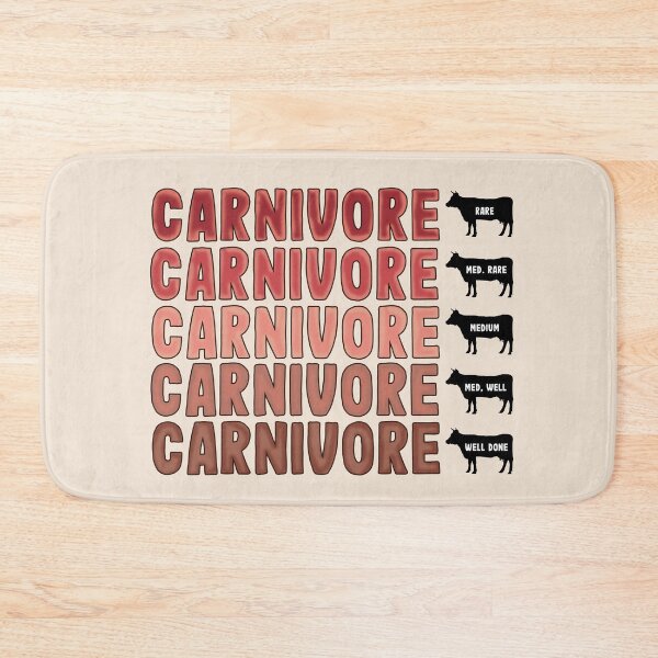 Item preview, Carnivore steak chart designed and sold by PurrfectCorner.