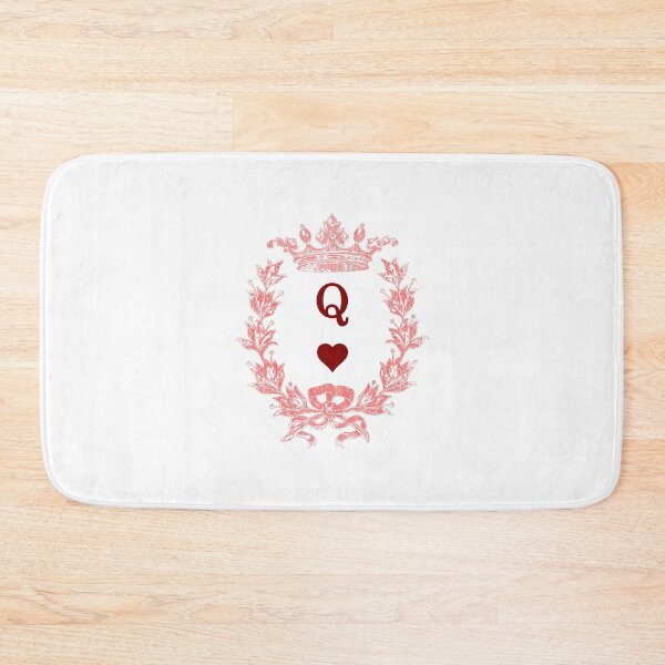 Item preview, Vintage Queen of hearts Crown and wreath detail - Classic Century Red mauve edition designed and sold by Deegital18.