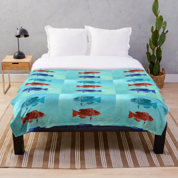Item preview, Fish Abstract Art Pattern designed and sold by NancyMerkle.