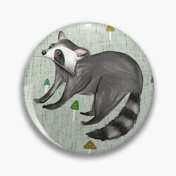 Item preview, Raccoon - mint designed and sold by Petit Faon Prints.