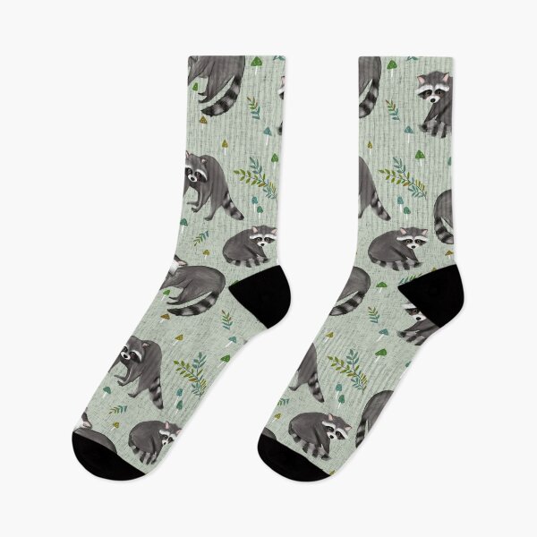 Item preview, Raccoon - mint designed and sold by Petit Faon Prints.