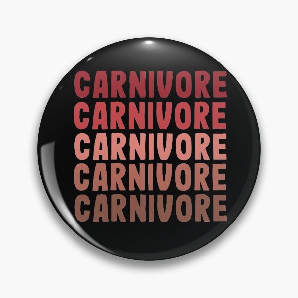 Item preview, Carnivore text steak chart designed and sold by PurrfectCorner.