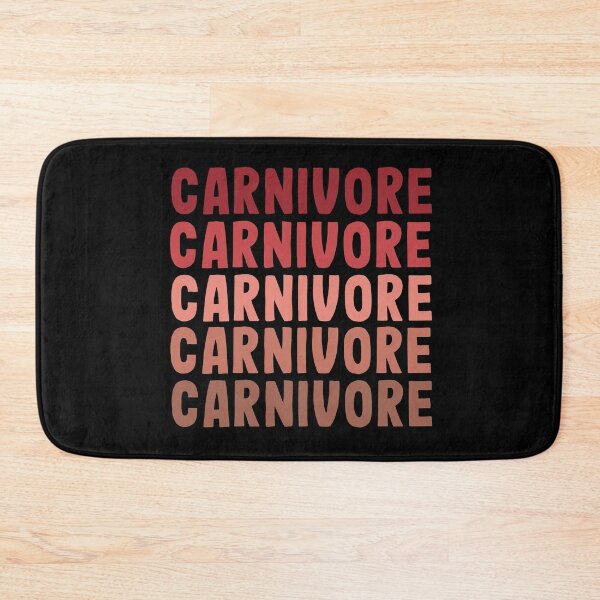 Item preview, Carnivore text steak chart designed and sold by PurrfectCorner.