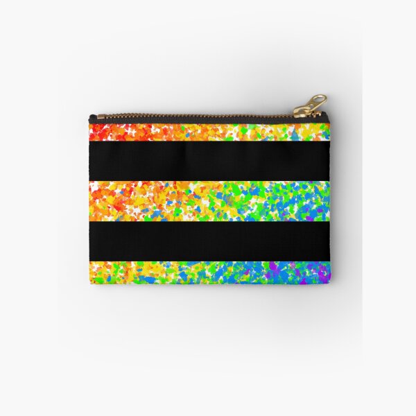 Artikelvorschau, Schwarze und Regenbogenstreifen entworfen und verkauft von FunParlor.