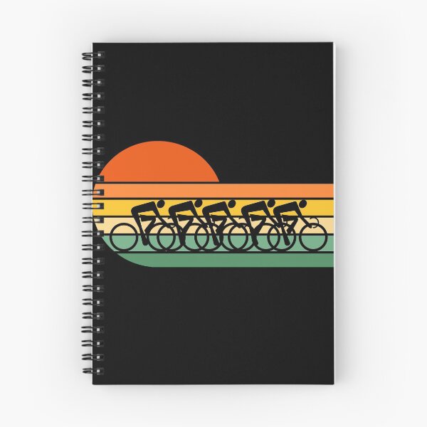 Item preview, Cycling. Cyclists. Bike riders. Bunch ride. Group ride. Shop Ride. Retro, vintage sunset. designed and sold by JellyBeenzz.