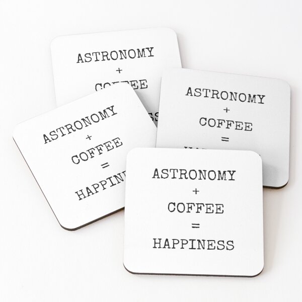 Item preview, Astronomy + Coffee = Happiness | Space T-Shirt, Mug, iPhone Case designed and sold by Presto Prints Design.