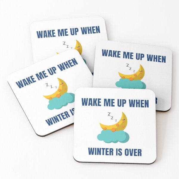 Item preview, Wake Me Up When Winter Is Over Moon designed and sold by JessyDesigns.