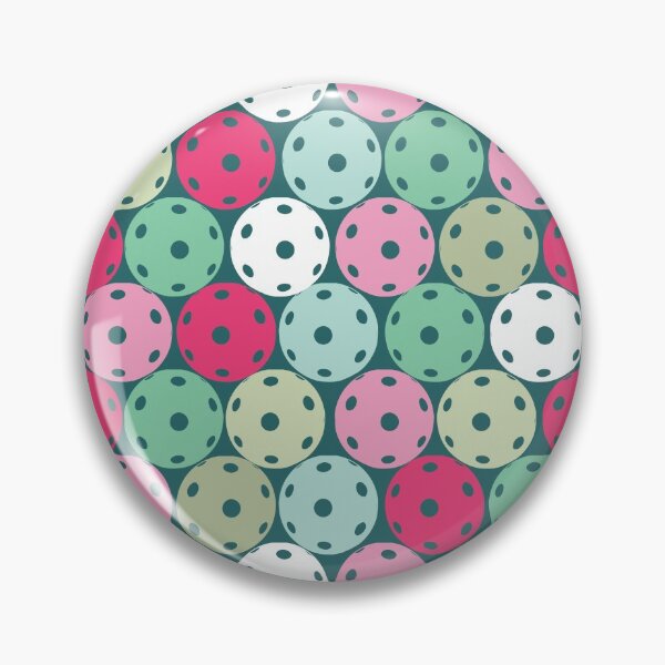 Item preview, Pastel pickleballs on green background designed and sold by EvieWoj.