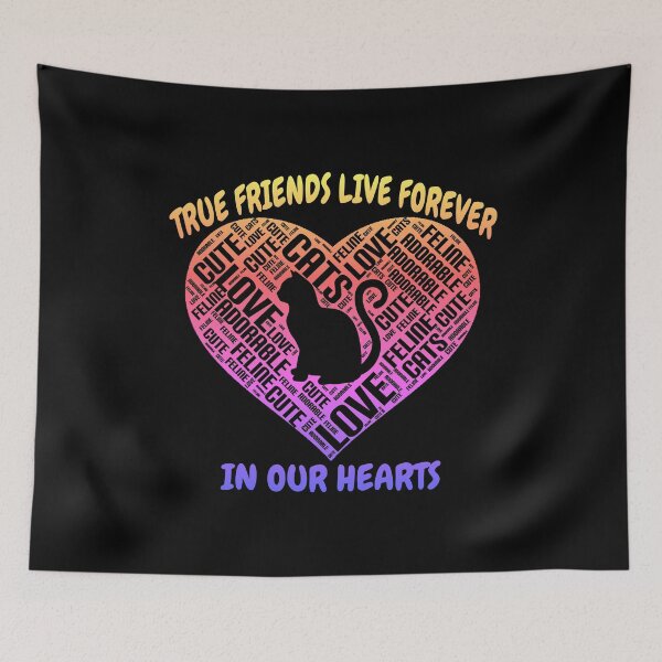 Item preview, Cat Lovers Wordcloud heart designed and sold by Cute  Pawz.