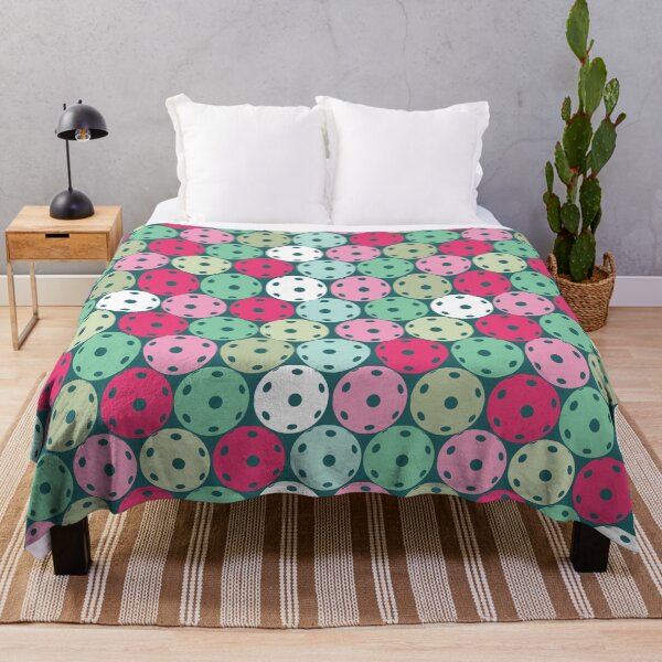 Item preview, Pastel pickleballs on green background designed and sold by EvieWoj.