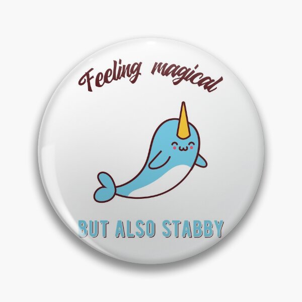 Item preview, Feeling magical but also stabby - a cute narval designed and sold by AnnaMelekhina.