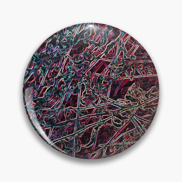 Item preview, Crazy Colour Dark Irregular Abstract designed and sold by badlydrawnbabe.