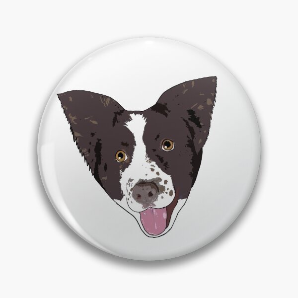 Item preview, Rose the Red Border Collie designed and sold by Denali Lancaster.