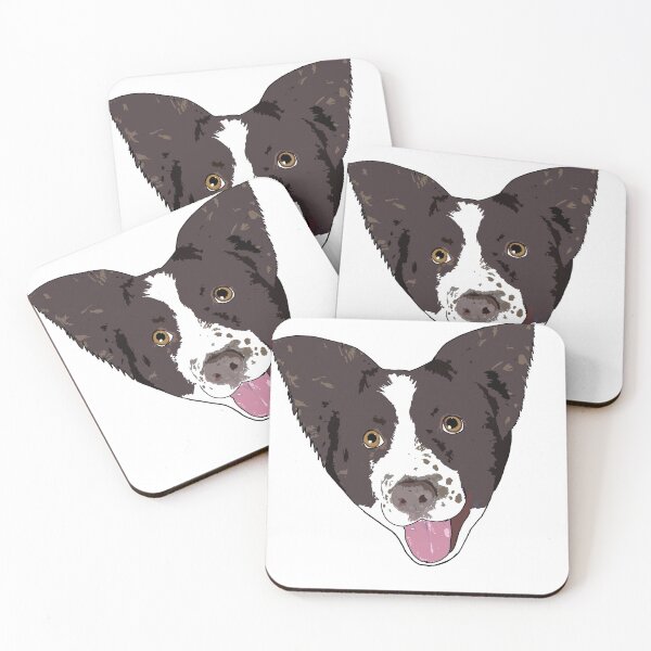 Item preview, Rose the Red Border Collie designed and sold by Denali Lancaster.