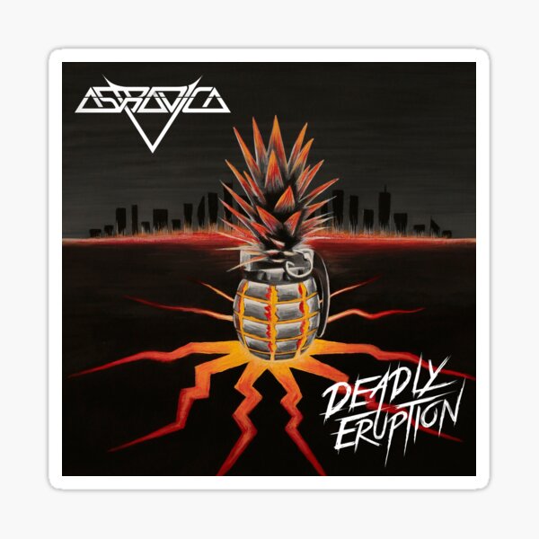 Deadly Eruption Sticker