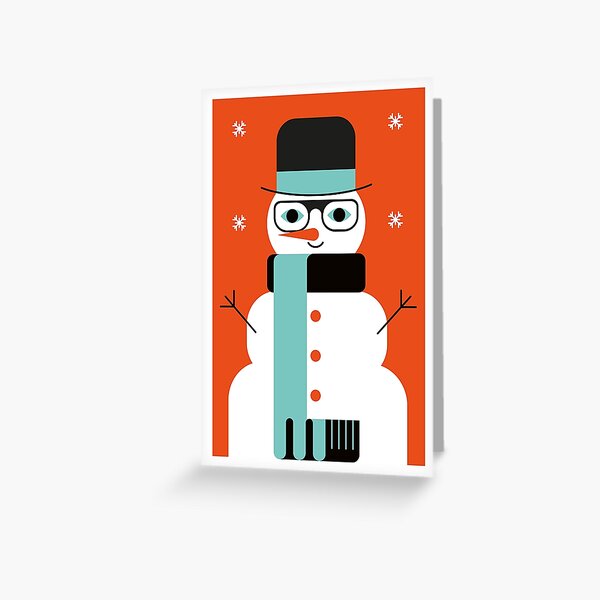 Snowman Greeting Card