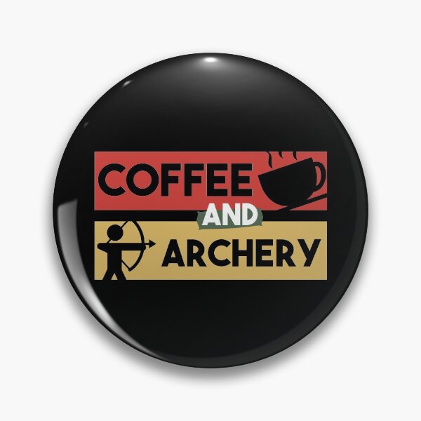 Artikelvorschau, Kaffee und Bogenschießen - Geschenk für Kaffeesüchtigen, Geschenk für Bogenschießen Liebhaber entworfen und verkauft von MrElgo.