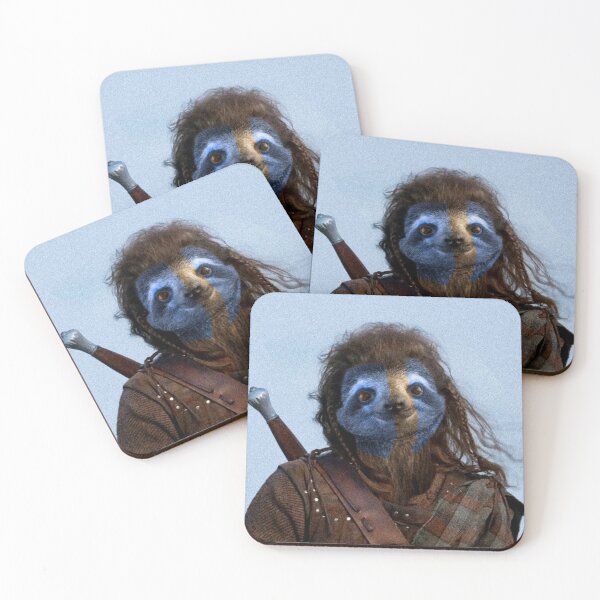Item preview, Brave heart sloth designed and sold by Africanob.
