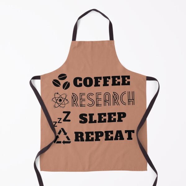 Item preview, Coffee research sleep repeat in classic black designed and sold by StarlightTales.