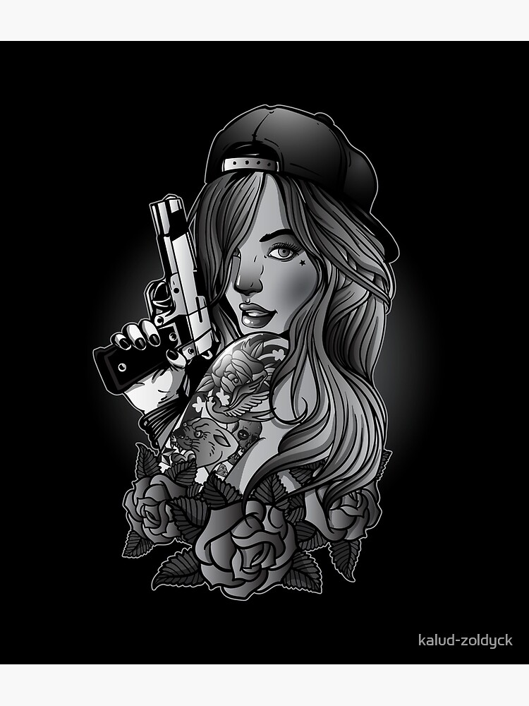 50 Cool Gangster Tattoos For Females 2023