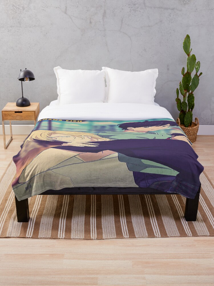 Banana Fish Throw Blanket By Lescanaris Redbubble