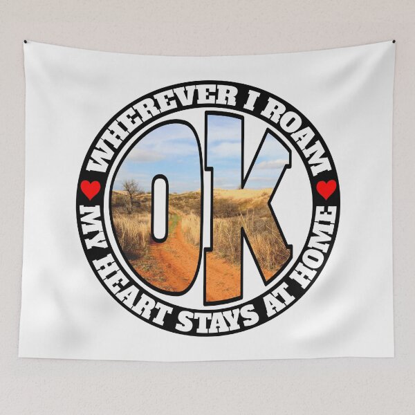 Item preview, Heart Stays Home - Oklahoma designed and sold by DonDota.