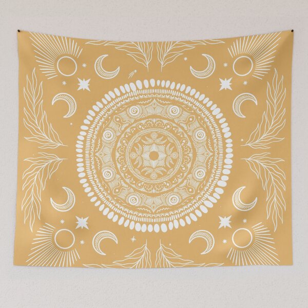 Item preview, Boho Yellow Mandala designed and sold by trajeado14.