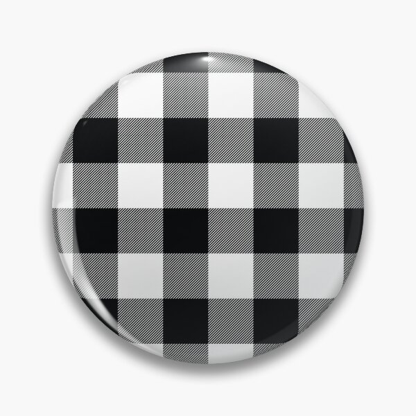 Item preview, Black and White Buffalo Check Plaid Pattern designed and sold by thelustrous.