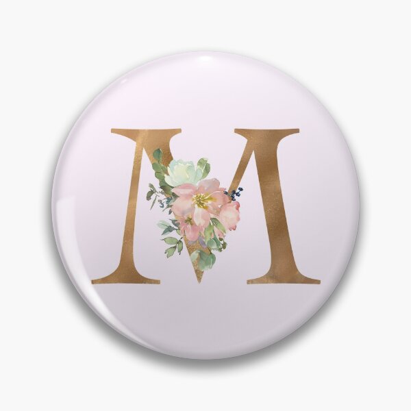Item preview, Letter M Monogram designed and sold by WisdomInspired.