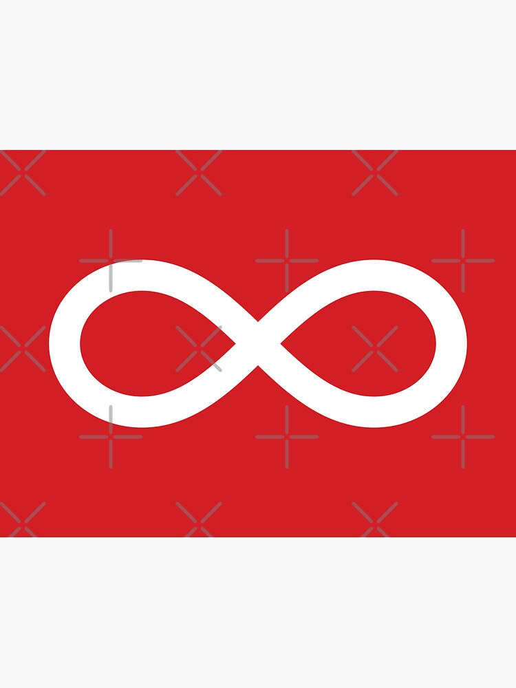 red infinity flag