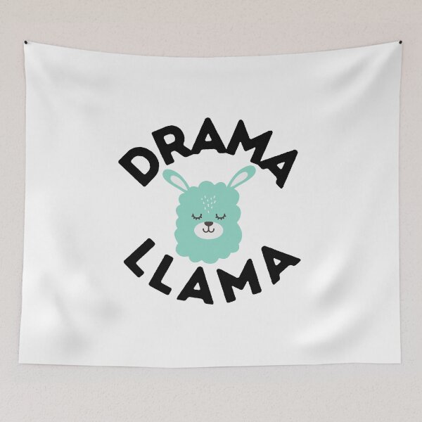 Item preview, Drama Llama Teal designed and sold by LaureMel.