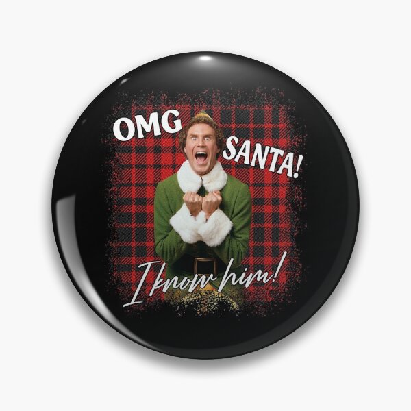 Item preview, OMG Santa! I know him!  designed and sold by OrnamentallyYou.