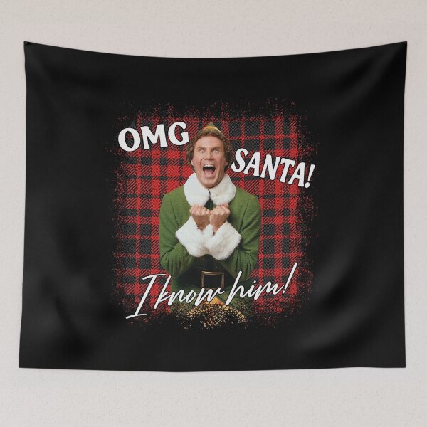 Item preview, OMG Santa! I know him!  designed and sold by OrnamentallyYou.