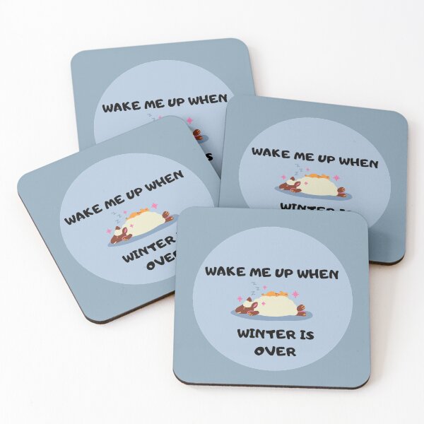 Item preview, Wake Me Up When Winter Is Over Blue  designed and sold by JessyDesigns.