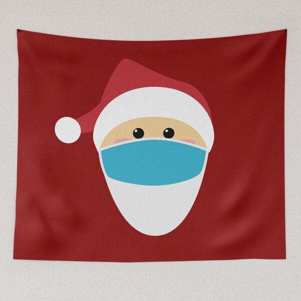Item preview, Christmas In Quarantine Funny Santa Claus With Mask designed and sold by johnmgr21.