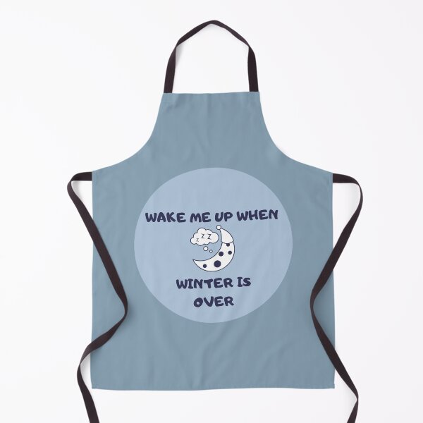 Item preview, Wake Me Up When Winter Is Over Moon Sleeping designed and sold by JessyDesigns.