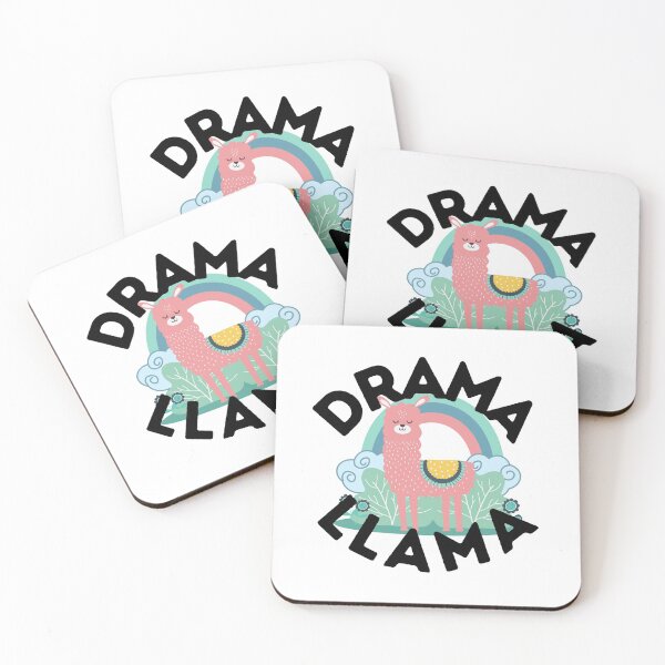 Item preview, Drama Llama Design Pink & Teal  designed and sold by LaureMel.