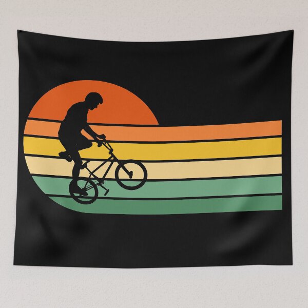 Item preview,  BMX, Freestyle, Bike, Rider, Tricks, Stunts, Retro, Vintage Sunset designed and sold by JellyBeenzz.
