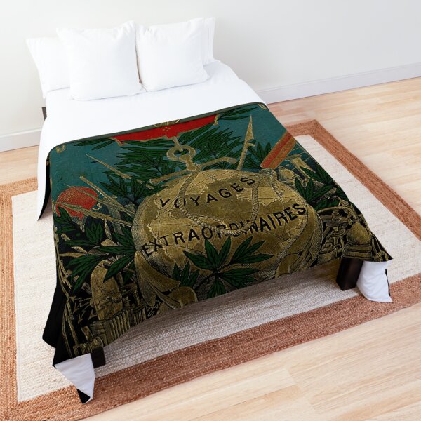 Jules Verne Extraordinary Voyages Comforter