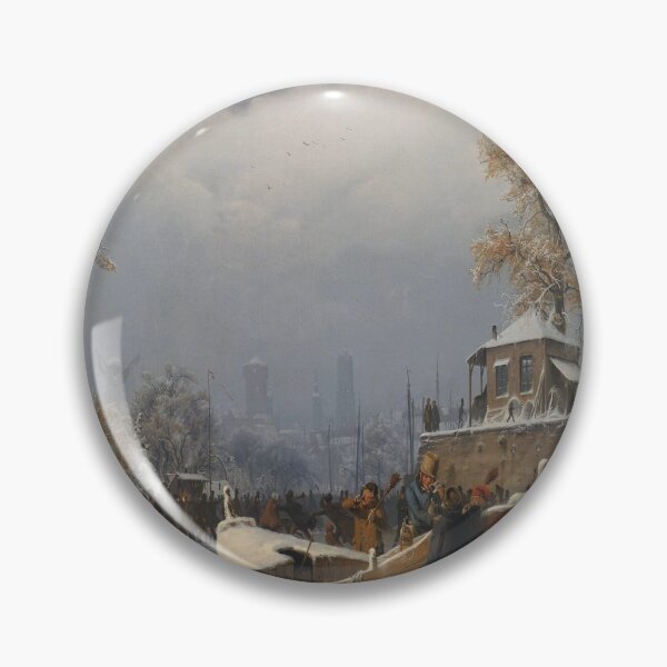Item preview, Winter boat dock-Andreas Achenbach designed and sold by LexBauer.