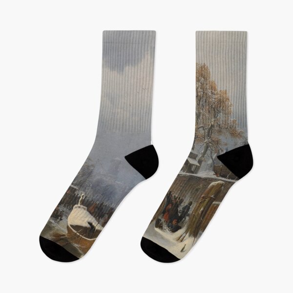 Item preview, Winter boat dock-Andreas Achenbach designed and sold by LexBauer.