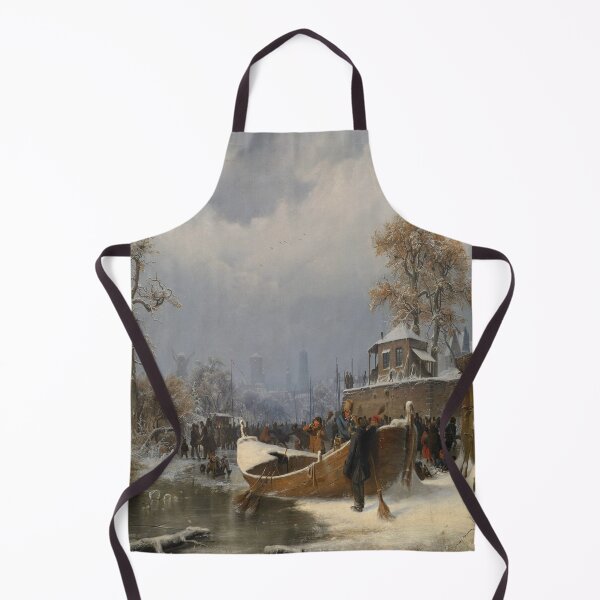 Item preview, Winter boat dock-Andreas Achenbach designed and sold by LexBauer.