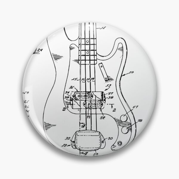 Item preview, Electric Guitar Patent designed and sold by gstavors.