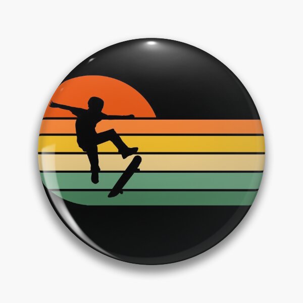 Item preview, Skateboarder, Skateboarding, Freestyle, Tricks, Retro, Vintage Sunset  designed and sold by JellyBeenzz.