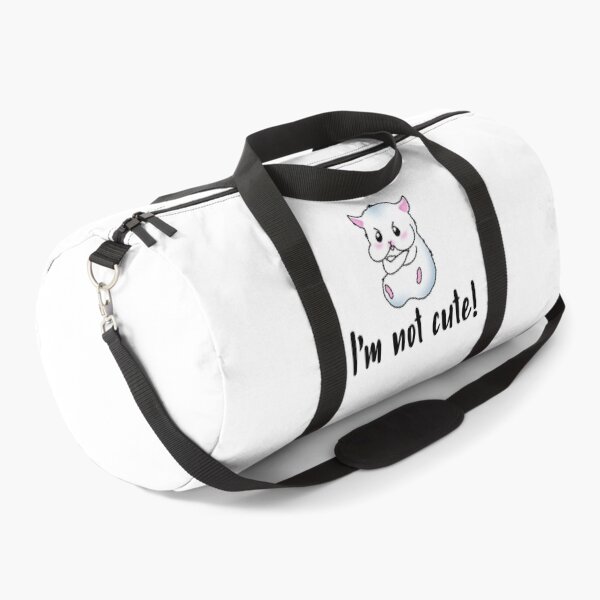 Item preview, I'm Not Cute! A Grey Hamster With An Angry Facial Expression designed and sold by Paulina Vanlife.