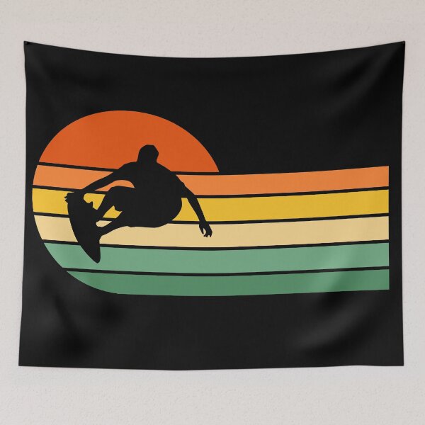 Item preview, Surfer, Surfing, Free Surfing, Manoeuvres, Retro, Vintage Sunset  designed and sold by JellyBeenzz.