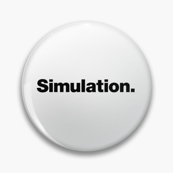 Artikelvorschau, Simulation (schwarz) entworfen und verkauft von dudethecreator.