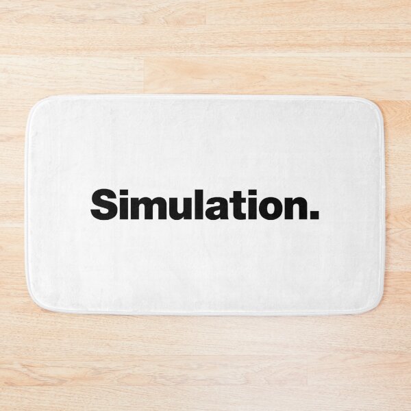 Item preview, Simulation (black) designed and sold by dudethecreator.