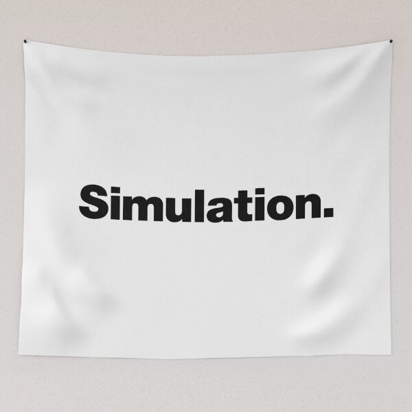 Artikelvorschau, Simulation (schwarz) entworfen und verkauft von dudethecreator.